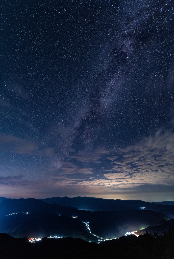 星と雲と山と。