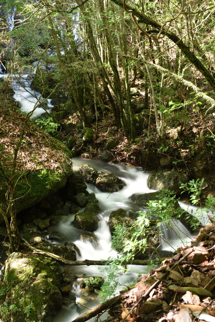 北峯の滝。⑥