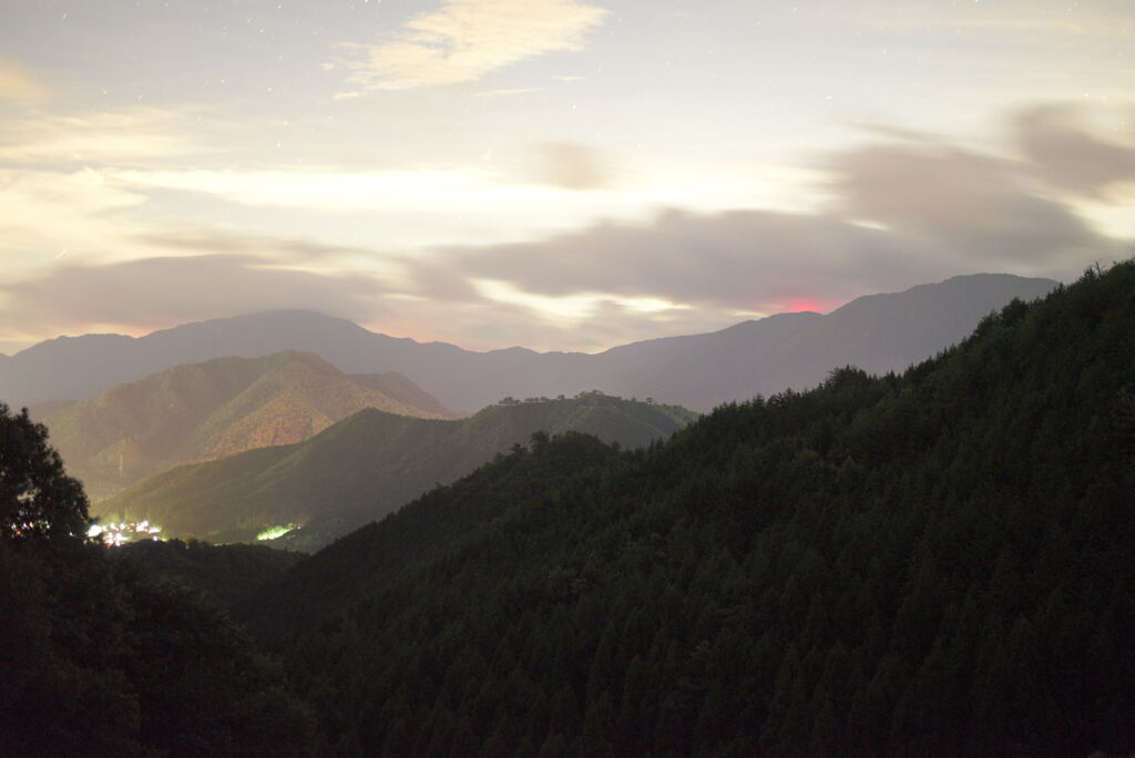 竹田城（雲海無し）。