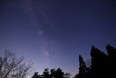 雪彦山からの星景