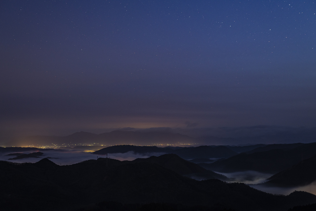 雲海出始め。