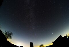 小海線沿線の秋~佐久夜景と天の川 小海線沿線の秋~佐久夜景と天の川