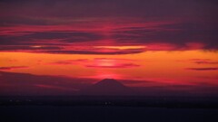 sunset fuji