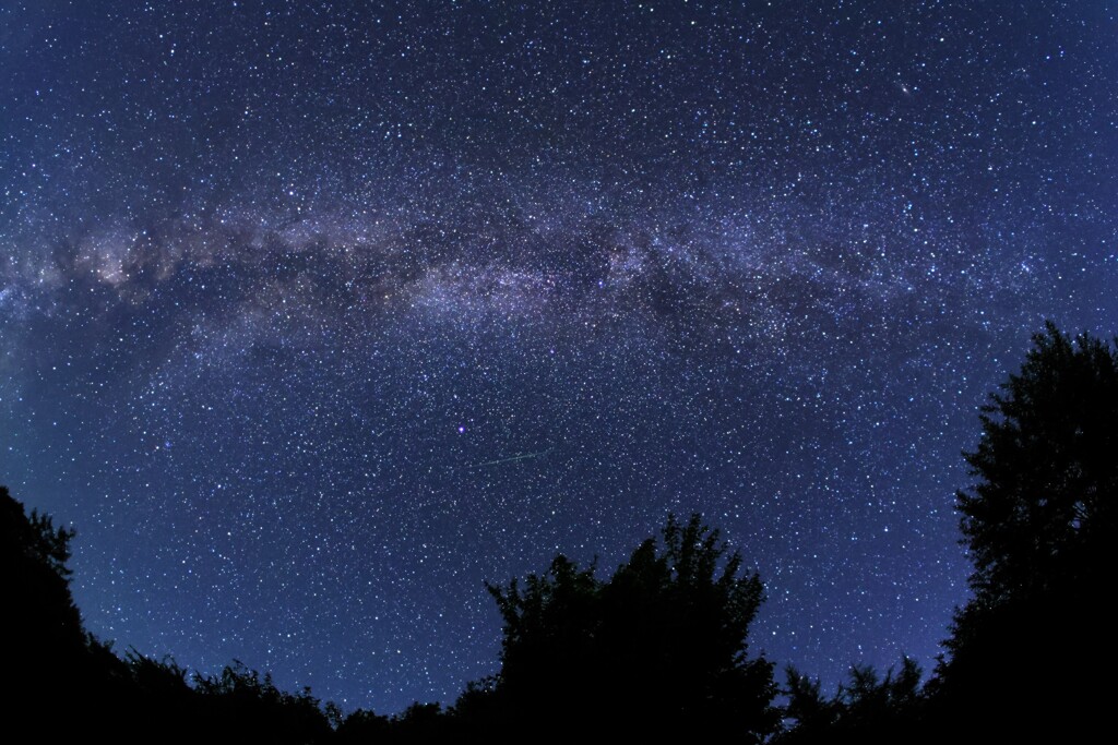 天の川～ペルセウス座流星群、、、１つだけ、、、