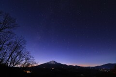 浅間山夜景