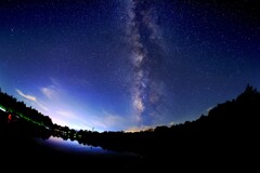 天の川～ペルセウス座流星群、、、撮れず、、