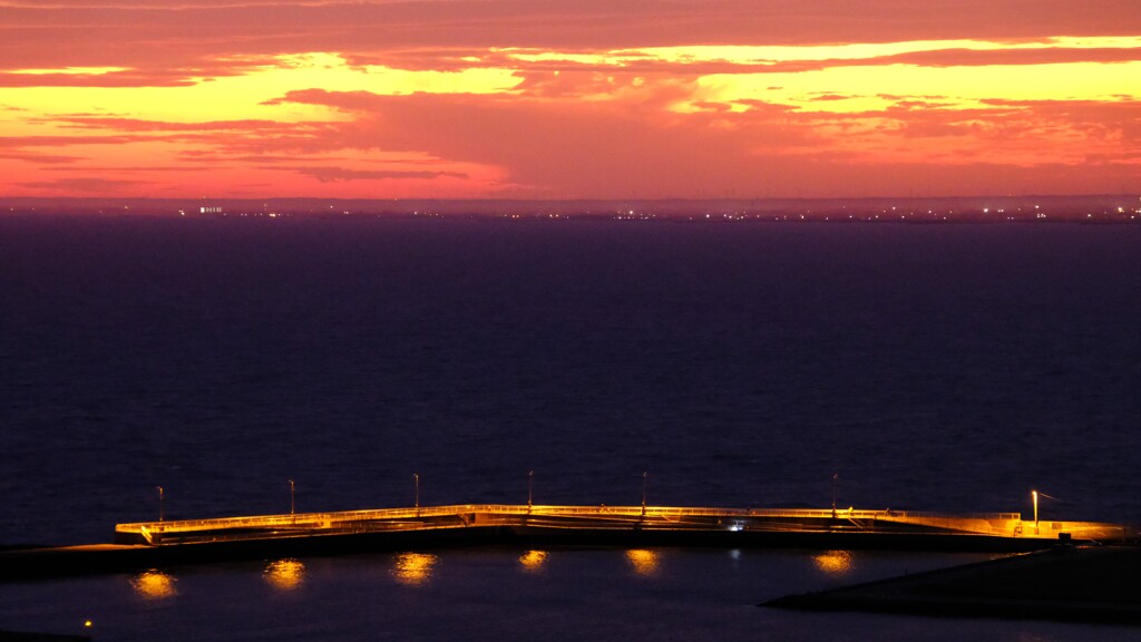 sunset sanbasi　～夕焼け桟橋