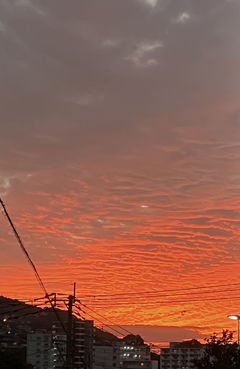 とある街の夕暮れ