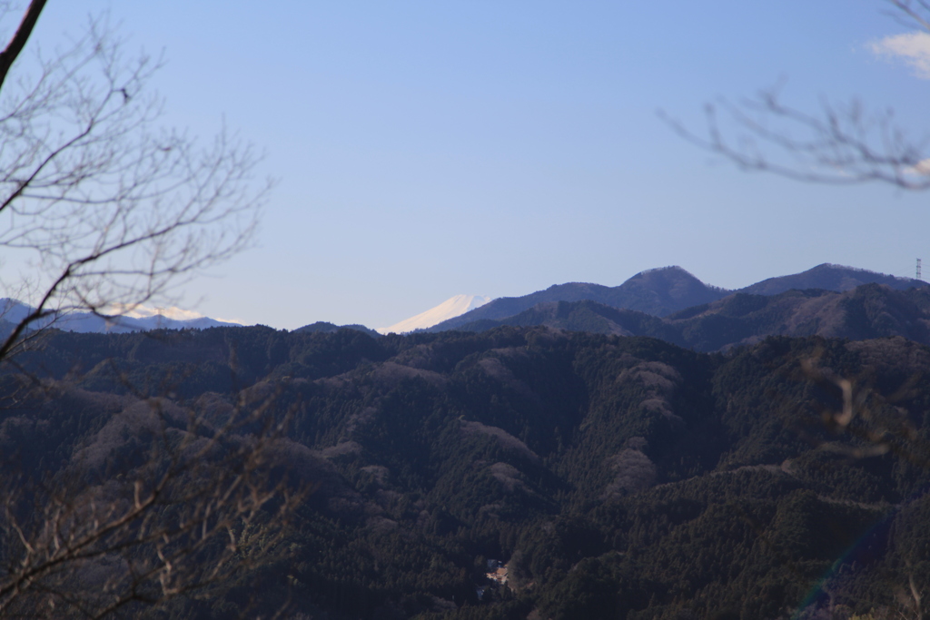 ちょこっと富士山。