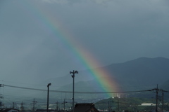 虹。