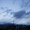 青の夕方