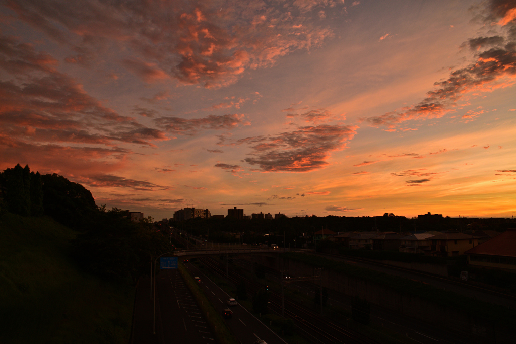 20190805　夕焼ける　1