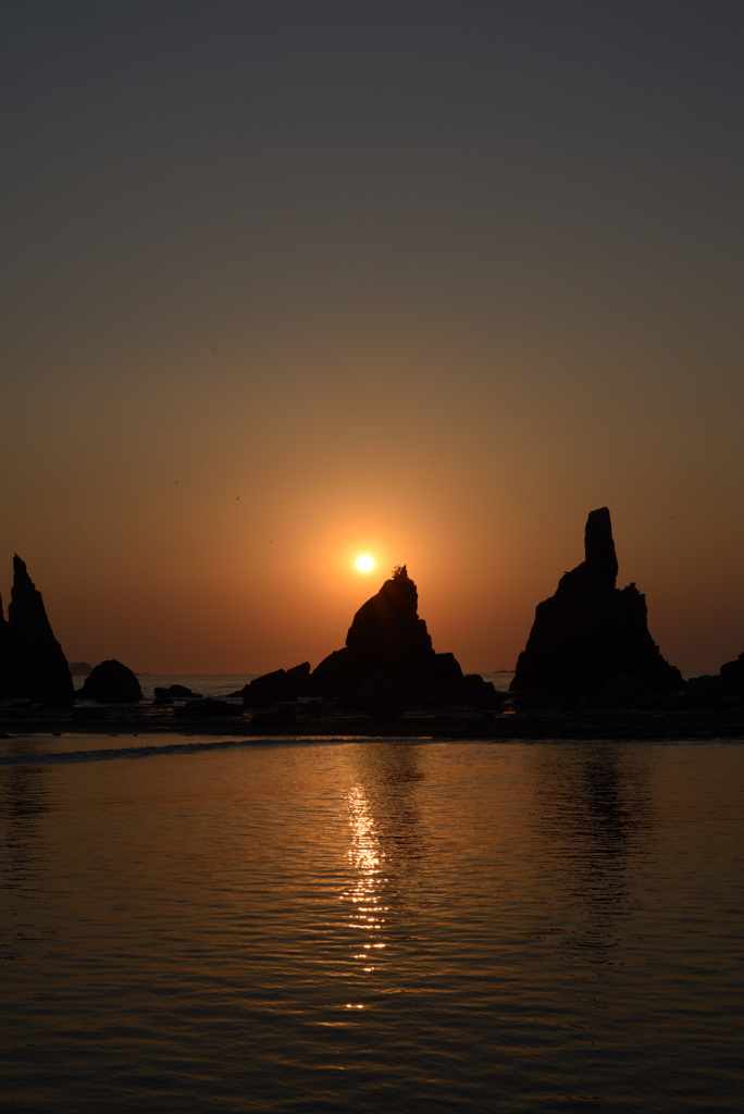 橋杭岩 sunrise 
