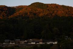 京都府　笠置　夕刻　