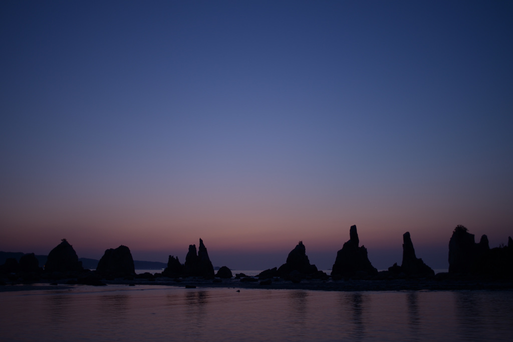橋杭岩 sunrise カウントダウン　
