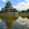 松本城の水鏡
