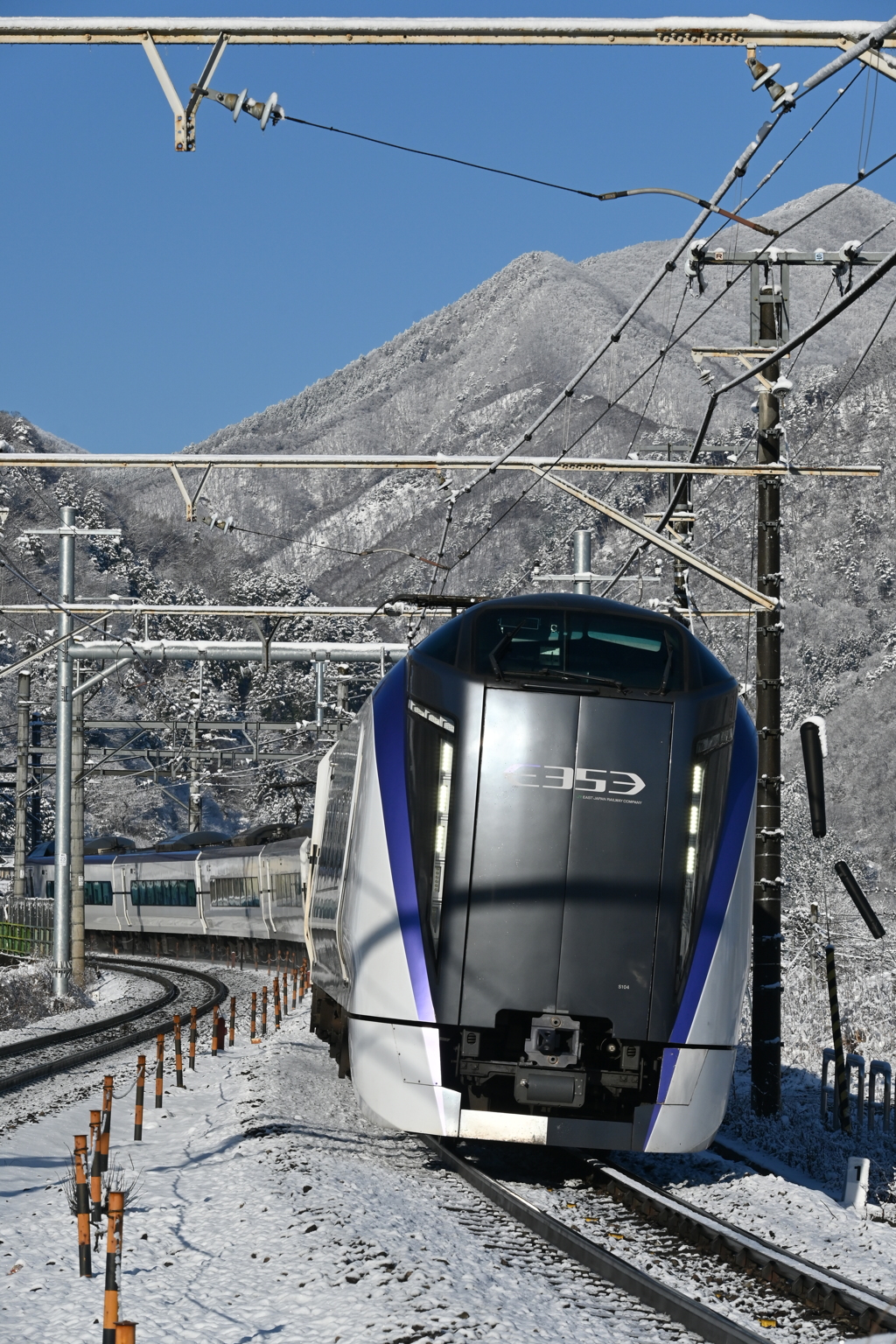 初狩駅からのあずさ号