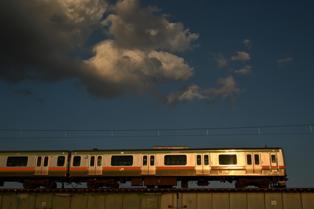 多摩川鉄橋：１
