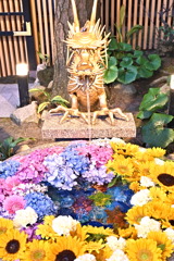 白山神社 花手水