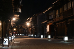 奈良井宿灯明２