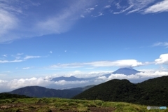 富士山（右側） ～駒ヶ岳山頂から撮影