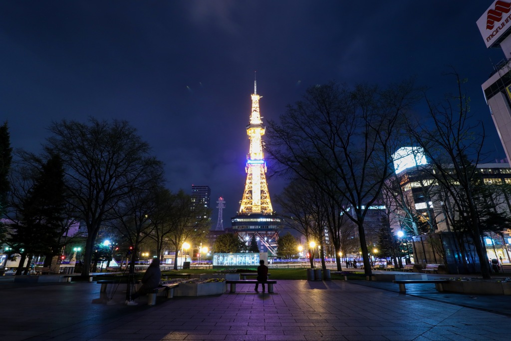 夜の札幌テレビ塔