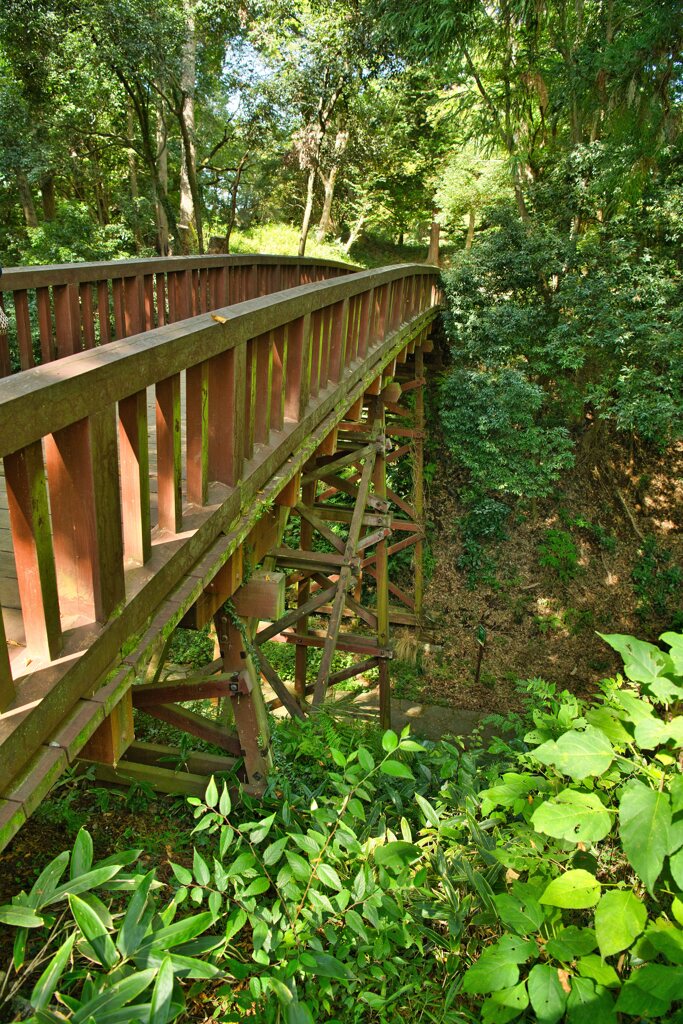 木橋　滝山城跡