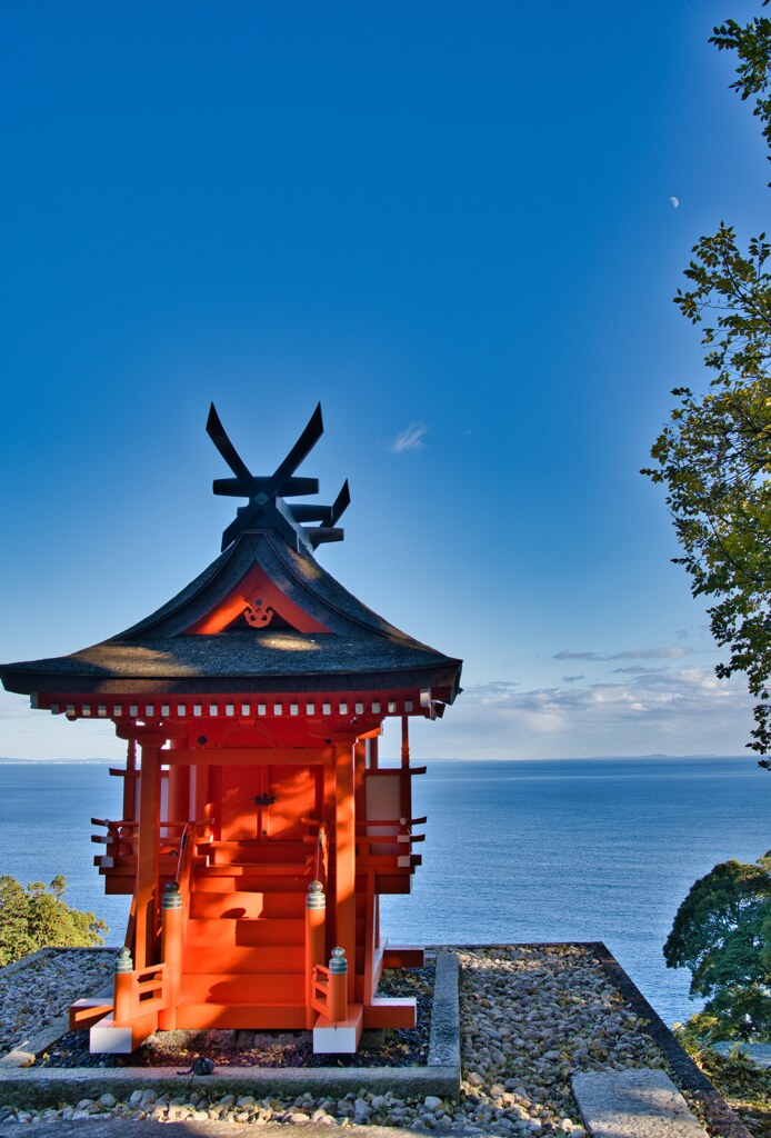 柑橘山春日社　江之浦測候所