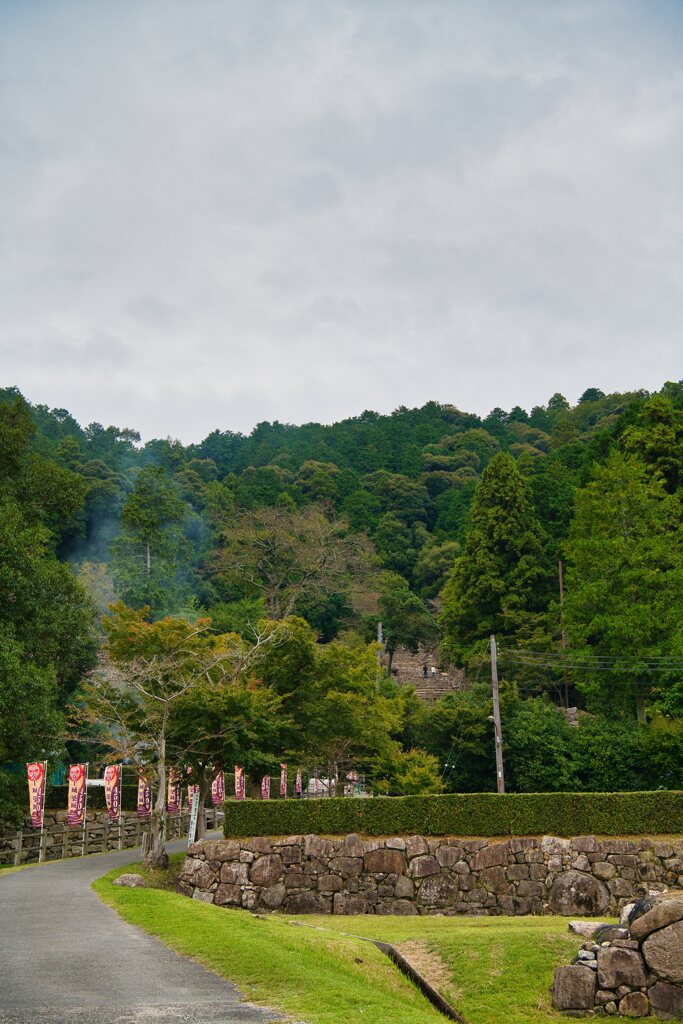 安土城跡　登城口