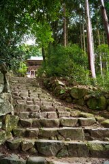 仁王門へ　安土城跡