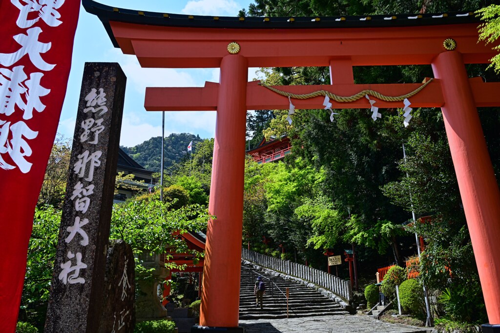 熊野那智大社　鳥居