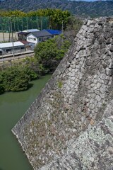 日本一の高石垣　伊賀上野城跡