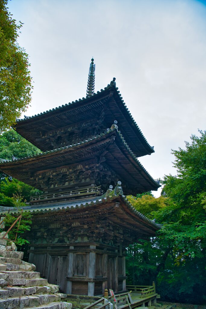 三重塔　安土城跡