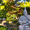 日本100名城　岡崎城　徳川家康公銅像