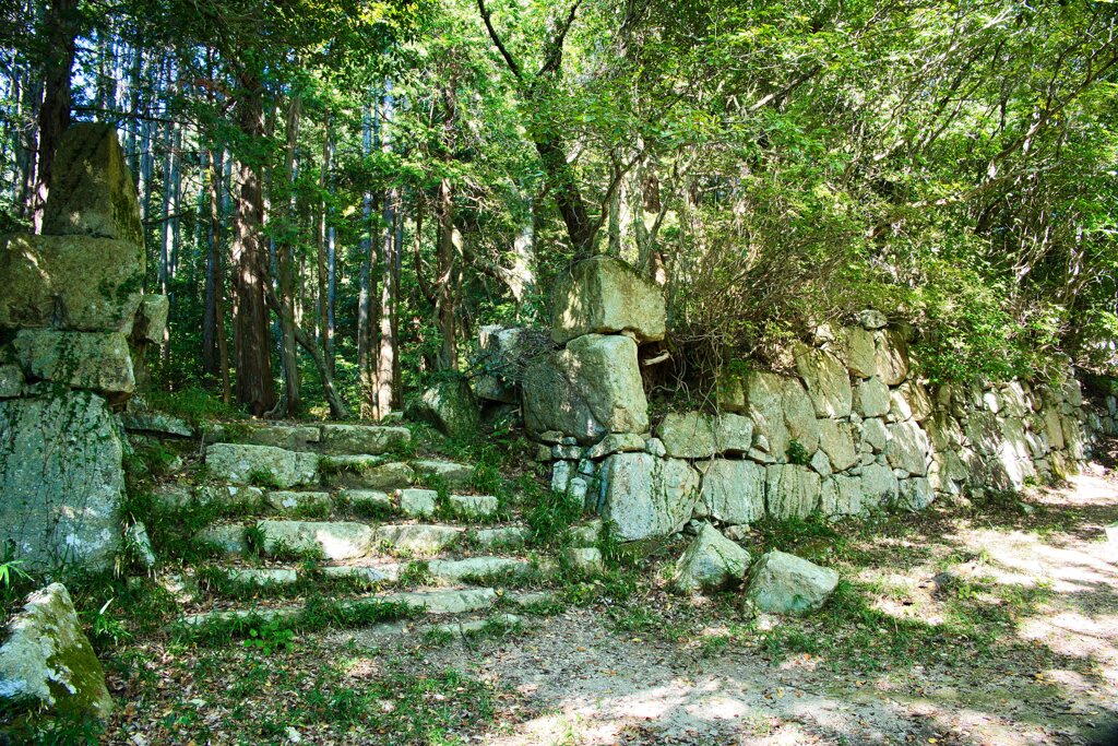 平井丸の石垣　08観音寺城跡