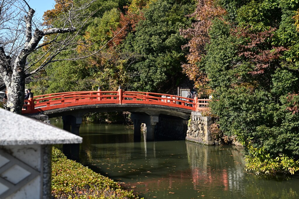 神橋　武田j神社　日本100名城