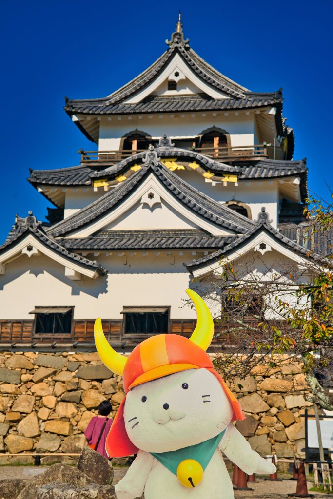 ひこにゃんと天守