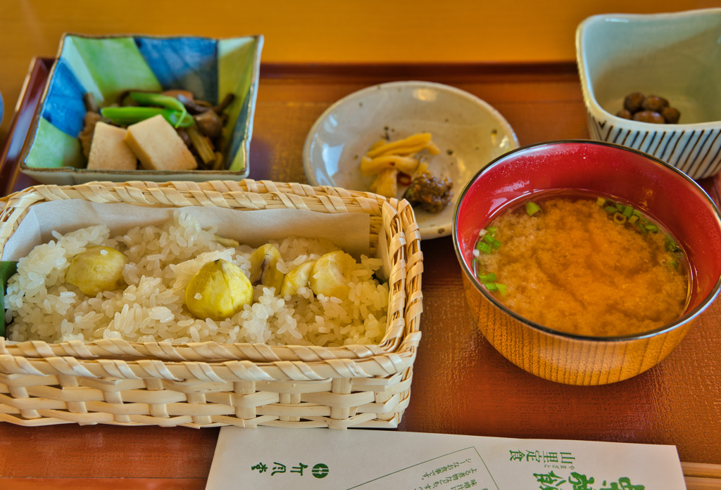 竹風堂の栗ご飯
