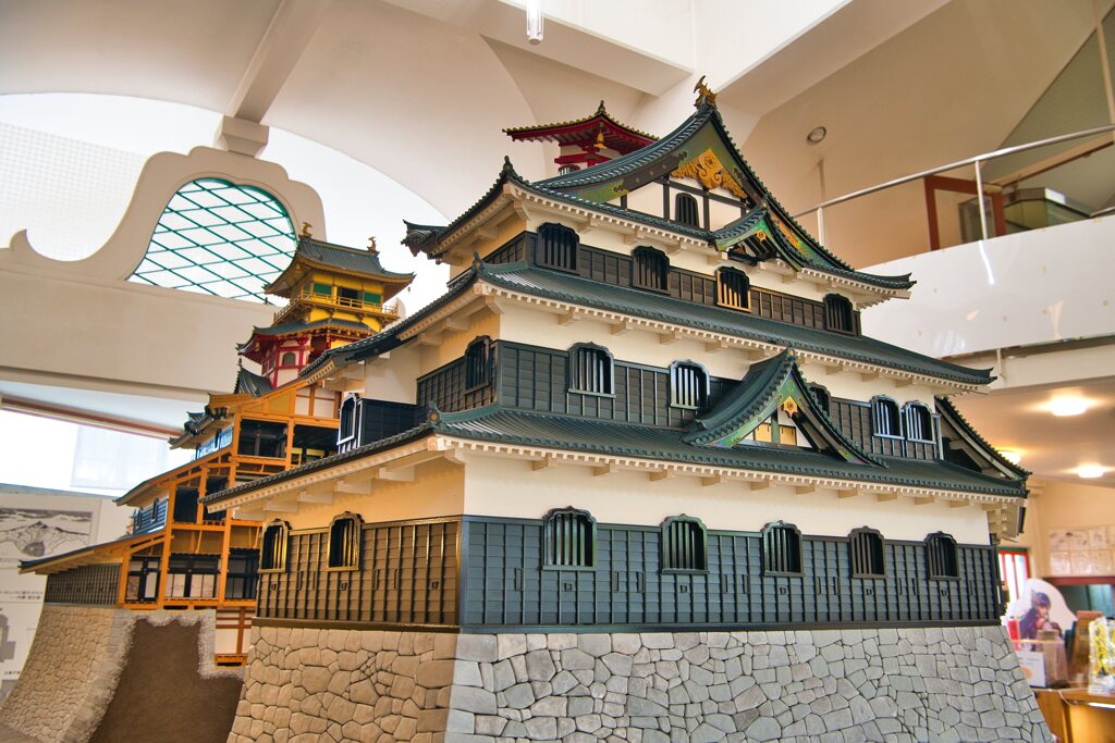 1/20安土城模型全景　