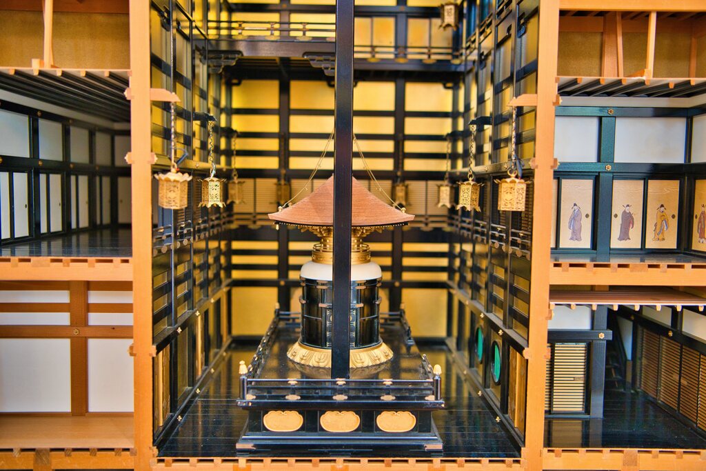 安土城模型　手が込んでいる