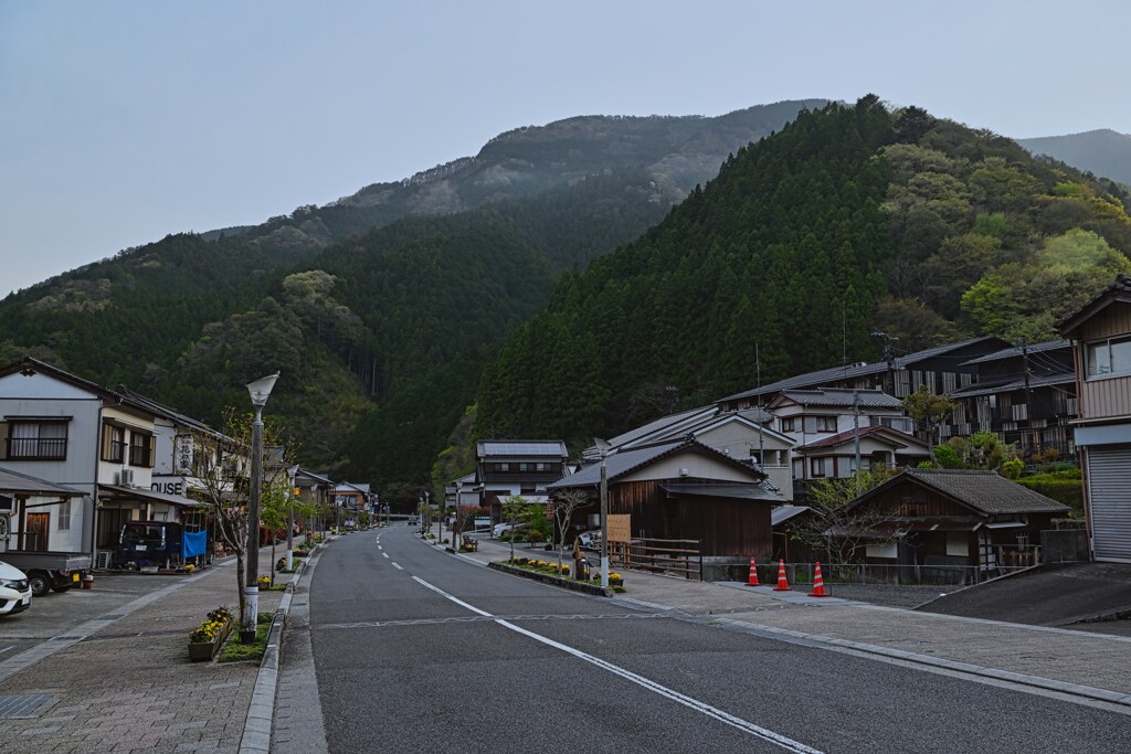 電柱のない街　梼原