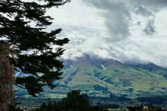 岩木山　広前城から