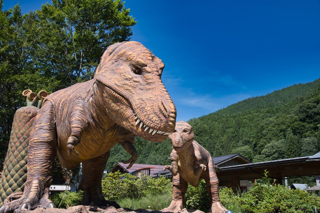 道の駅にも恐竜