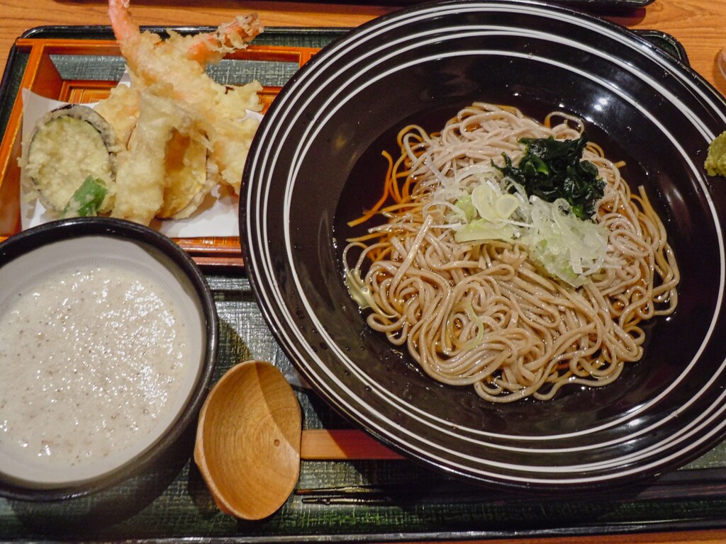自然薯と蕎麦