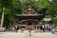日牟禮八幡宮　八幡山城跡