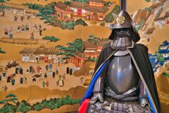 南蛮甲冑　着ることも出きるそう　安土城郭資