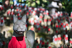 笑み　豊川稲荷　霊狐塚