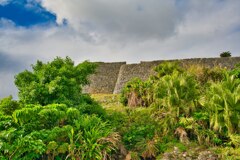 一の曲輪　勝連城跡