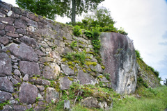 石垣と巨石　日本100名城　苗木城跡