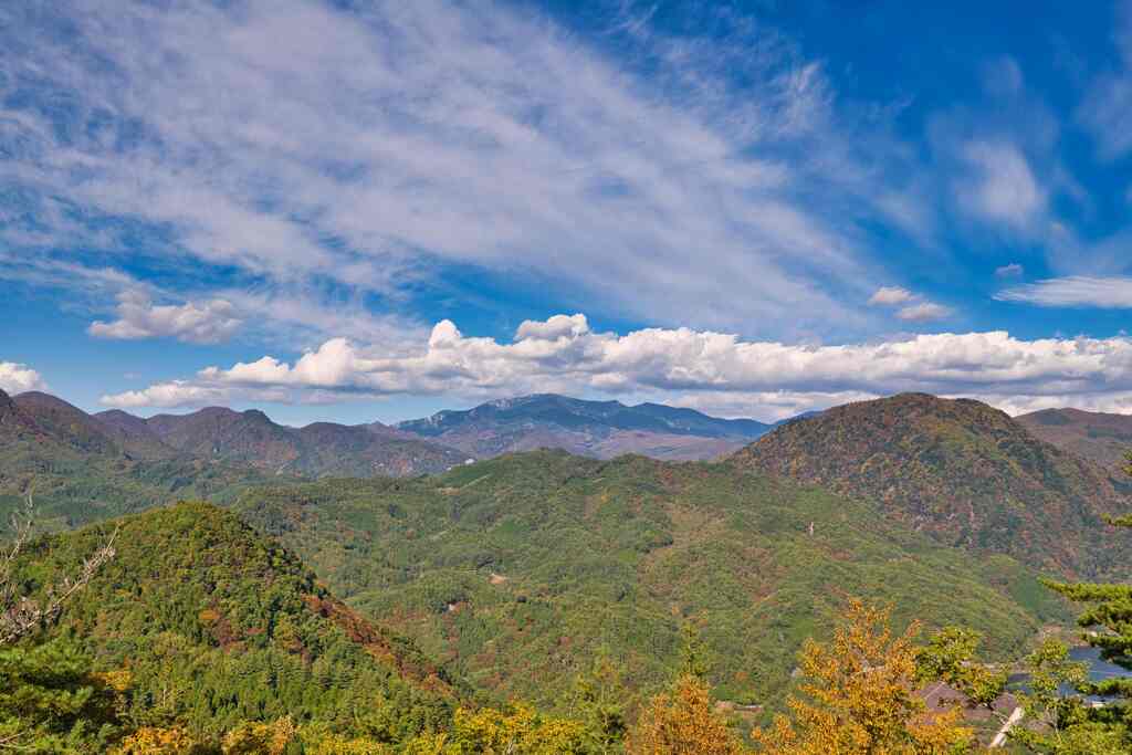 Clear autumn sky